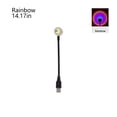 thumbnail image 4 of Transemion USB Projector LED Protection Lamp Interior Background Rainbow/Sunset Flashless 18cm/28cm/36cm Portable Light Party Rainbow 36cm 1Set, 4 of 6