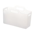 thumbnail image 2 of Contenedor de almacenamiento con asa Organizador de escritorio debajo del lavabo del baño Organizador grande Translúcido, 2 of 9