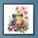 thumbnail image 1 of Pintura de diamante 5D DIY Kit de rana de taladro redondo completo Decoración del hogar Artesanía Hugtrwg  Para estrenar, 1 of 9