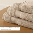 thumbnail image 6 of Noble Linens 6 Piece Essential Cotton Bath Towel Set, 6 of 14