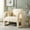 Cream, variant on Safavieh Fifer Contemporary Wood and Fabric Dining Arm Chairs, Tan