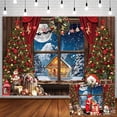 thumbnail image 4 of Tapiz navideño personalizado al por mayor, telón de fondo colorido, tapiz navideño para colgar en la pared, tapices de sublimación bajo demanda, 4 of 4