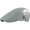 thumbnail image 6 of CoCopeaunts Newsboy Hats for Men Beret Summer Mesh Cap Adjustable Ivy Flat Cap Breathable Sun Hat Vintage Camouflage Newsboy Cap, 6 of 7