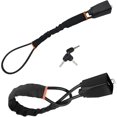 thumbnail image 4 of Steering Wheel Lock Seat Belt Lock Universal Security Anti-Theft Locking Device, The Steering Wheel Lock Fit Most Vehicles Truck SUV Van 2Key(Black), 4 of 4