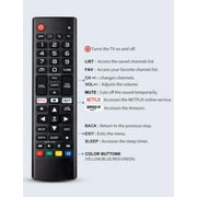 Universal Replacement Remote Control – Compatible with LG Smart TV LCD LED OLED UHD HDTV Plasma 3D 4K TVs (AKB74915305, 50UH5500, 50UH5500-UA, 65UH6150)