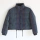 thumbnail image 2 of Chaqueta de algodón reflectante colorida con cuello alto corto, chaqueta de algodón láser de moda para mujer, 2 of 5
