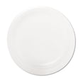 thumbnail image 2 of Quiet Classic Laminated Foam Dinnerware Plate, 9" Dia, White, 125/pack | Bundle of 5, 2 of 2
