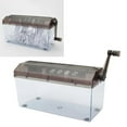 thumbnail image 3 of Paper Shredder Plastic Manual Operation Transparent A4 Cutting Machine Tool for Office Black, 3 of 4