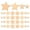 Beige, variant on HONMEET Rodshake 200pcs Unfinished Mini Wood Stars Decorations for Wedding Crafts