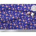 thumbnail image 3 of Soimoi Rayon Fabric Leaves & Flower Floral Print Sewing Fabric Yard 42 Inch Wide, 3 of 3