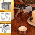 thumbnail image 3 of NUOLUX 3Ud Soporte Metálico Para Velas Rotatorio Con De En Acabado Plata Para El Hogar, 3 of 7