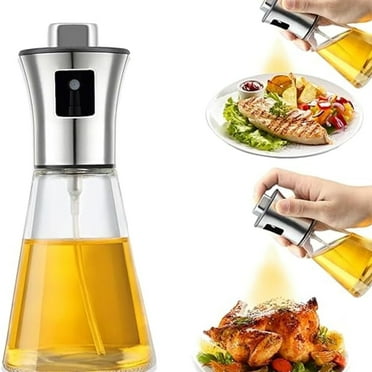 INTIGE 100 ml Glass Bottle Olive Oil Sprayer, Oil Sprayer for Cooking, Olive Oil Spray Bottle