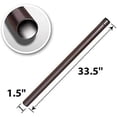 thumbnail image 3 of BenefitUSA Diameter 1.5" Replacement Extension Lower Pole for Outdoor Patio Umbrella (33.5''L Length), 3 of 3