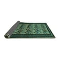 thumbnail image 2 of Ahgly Company Indoor Square Persian Turquoise Blue Traditional Area Rugs, 5' Square, 2 of 4