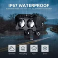 thumbnail image 2 of Faros Auxiliares Led De Luz Alta/baja 120w P/auto, Moto, 2pz, 2 of 8
