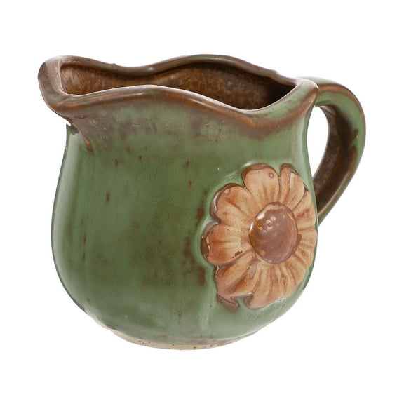 OUNONA  Plant Pots Outdoor Vintage Flowerpot Indoor Wall-mounted Planter