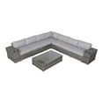 thumbnail image 4 of Living Source International 10-Piece Wicker Outdoor Conversation Set in Gray, 4 of 5