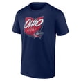 thumbnail image 2 of Men's Navy Columbus Blue Jackets Native T-Shirt, 2 of 3