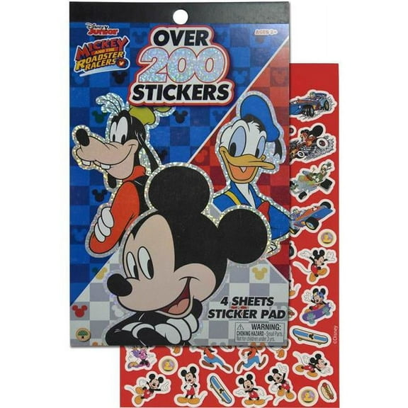 DDI 2325642 Mickey 4 Sheet Foil Cover Sticker Pad - Case of 288