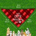thumbnail image 4 of Christmas Dog Bandanas Funny, Dog Christmas Scarf 2 Packs, Pets Christmas Plaid Décor for Medium Large Dogs, 4 of 5
