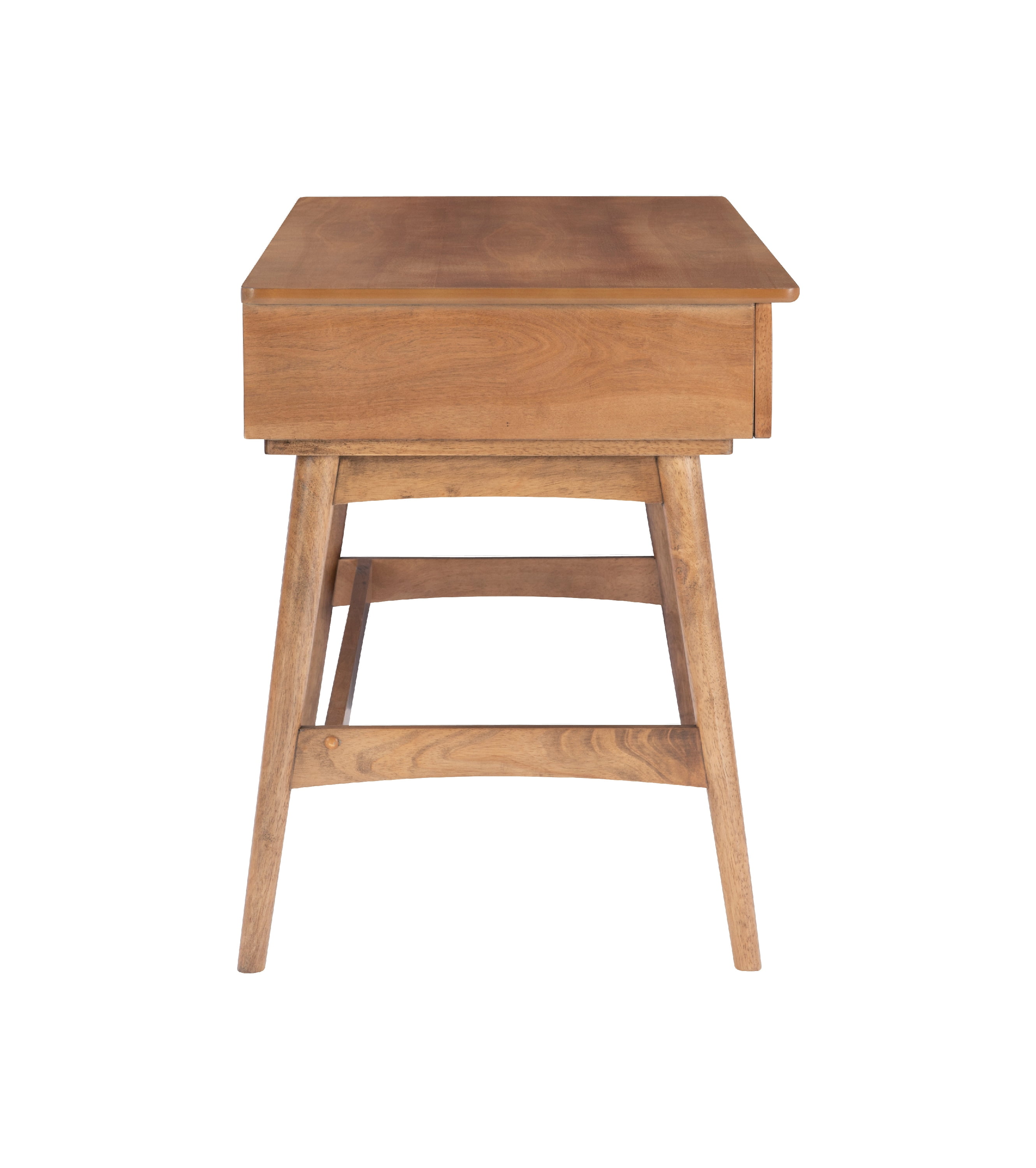 Linon Howry 3-Drawer Rattan Writing Desk, 51" W x 23" D, Natural Finish