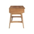 thumbnail image 3 of Linon Howry 3-Drawer Rattan Writing Desk, 51" W x 23" D, Natural Finish, 3 of 17