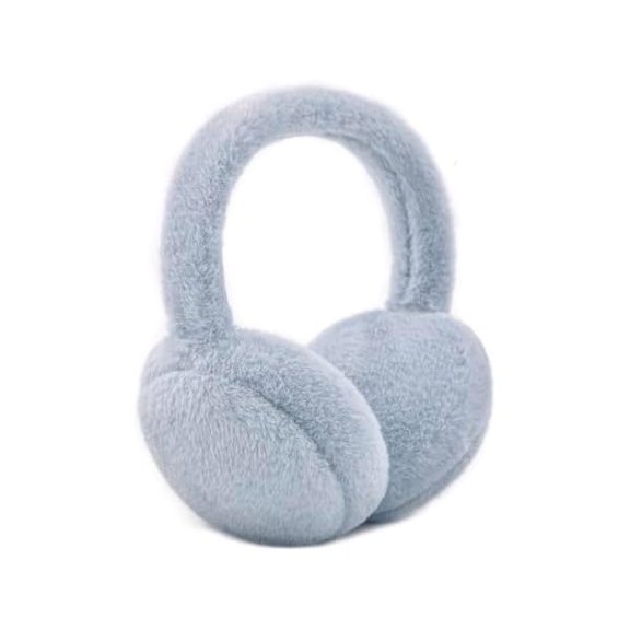 Fu997 Women Ear Muffs Winter Girls White Earmuffs Fuzzy Kids Black Ear Muff Cute Fluffy Ear Warmers Foldable Ear Covers Boy