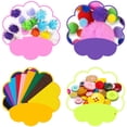 thumbnail image 2 of Suministros para artes y manualidades para niños: limpiapipas para manualidades, papel de construcción, pompones y ojos saltones, proyectos de manualidades escolares, 2 of 5