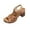 Brown, variant on QNANSPI Women's Wedge Heel Shoes, Summer Casual Footwear for Women, Women Peep Toe Broad Heel Footwear With Buckle Strap For Summer Slide Shoes