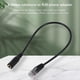 thumbnail image 2 of Cable adaptador de conector jack de 3,5 mm a RJ9 para auriculares y teléfono de oficina., 2 of 5