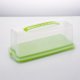 thumbnail image 2 of DEKAXID - Caja rectangular grande para guardar pasteles (1 unidad), reutilizable, apilable, portátil y práctica, con clip, de plástico duradero para utensilios de cocina., 2 of 7