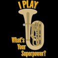 thumbnail image 3 of CafePress - I Play TUBA Men's Dark Pajamas - Men's Dark Loose Fit Cotton Pajama Set, 3 of 7