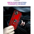 thumbnail image 3 of Sumao for iPhone 14  Case with Ring,Military Grade Shockproof Liquid Silicone Slim Phone Case-Red, 3 of 10