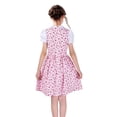 thumbnail image 3 of Sunny Fashion Girls Germany Dirndl Dress Costumes For Bavarian Oktoberfest Vintage Pink 6 Years, 3 of 8