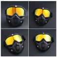 thumbnail image 3 of Gafas de casco vintage para motocicleta, moto de cross, gafas de esquí, 3 of 8