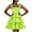 Green, variant on IROINNID Women's Spring And Summer Temperament Lace-up Fashion Waist Closed Suspender Dress A-Line Solid Color Dress