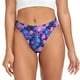 thumbnail image 1 of Balery Blue Skull Rose Tangas de Algodón para Mujer con Estampado – Ropa Interior Sexy, Transpirable, G-string-Large, 1 of 6