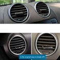 thumbnail image 3 of 2 Pcs A/C Air Conditioning Vent Paddle Outlet Clip Tab Repair Kit for for W164 X164 ML Plastic, 3 of 4