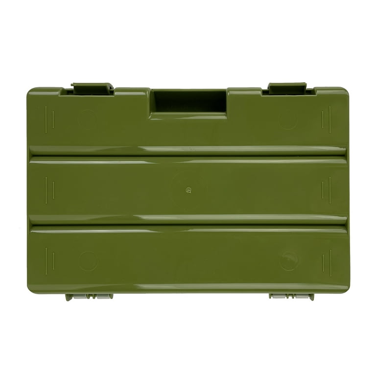 Ozark Trail Tackle Box 3600 Series Medium Plastic Tray with 18 Adjustable Compartments Green - Walmart.com Ozark Trail Tackle Box 3600 Series Medium Plastic Tray with 18 Adjustable Compartments Green - Walmart.com