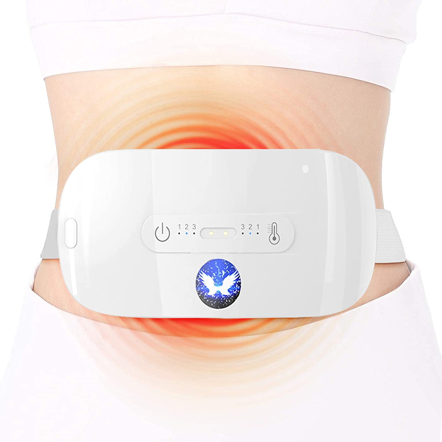 Menstrual Heating Pad,Electric Waist Belt Heating Pad,Portable Cordless