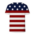 thumbnail image 4 of Birdeem Mode Femmes Été T-Shirt Imprimé Ample Col Rond Manches Courtes Blouse Décontractée, 4 of 5