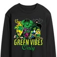 thumbnail image 3 of Marvel - St. Patrick's Day Green Vibes Only - Men's Long Sleeve Graphic T-Shirt, 3 of 5