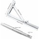 thumbnail image 4 of Estante de pared plegable de 250 mm, 2 piezas de soporte de consola plegable de acero inoxidable, marco de soporte para estante de garaje, soporte resistente para cocina, dormitorio, 4 of 5