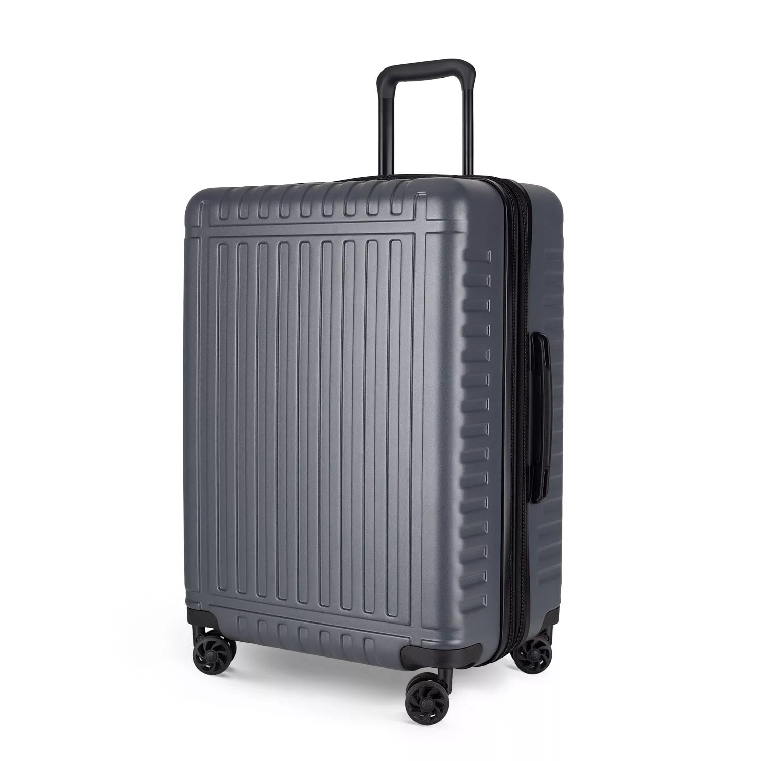 iFLY Smart Hardside Departure 2 Piece Set, 20" Carry-on and 24" Checked Luggage, Charcoal