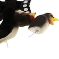 thumbnail image 4 of S SERENABLE Handmade Small Artificial Foam Bird in Straw , B:Birds Family, as described, 4 of 9