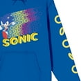 thumbnail image 3 of Sonic the Hedgehog In Action Women's Royal Blue Adult Hoodie-Large, 3 of 5