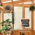 thumbnail image 6 of Backyard Discovery Poppy 9'x6' Cedar Wood and Polycarbonate Greenhouse Kit, PowerPort, 6 of 15