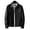 Black, variant on Turn Down Collar Denim Jacket Men Button Closure Vintage Casual Streetwear Jacket Black XL