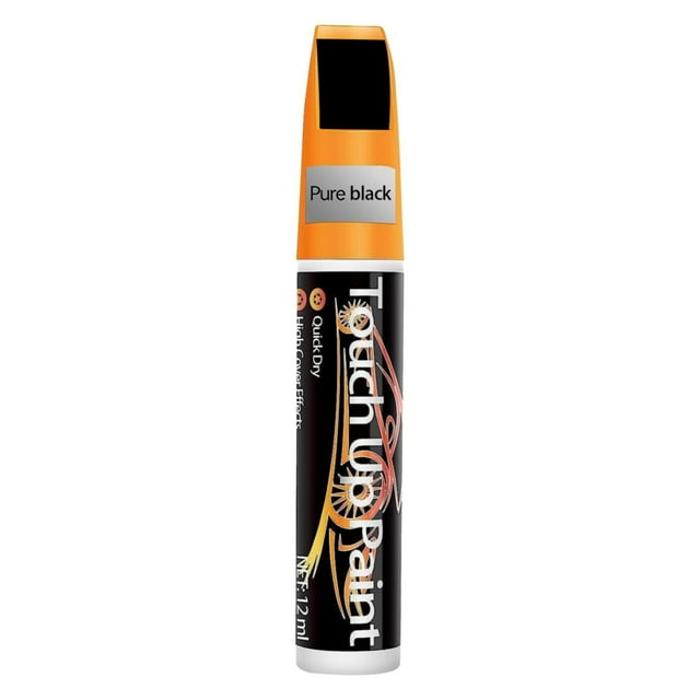 BINGLI Touch Up Paint for Cars, 2 in 1 Black Car Paint Scratch Repair Kit, Lasting Auto Car Scratch Remover Pen - Color Accurate, Quick Drying, Safe & Easy to Use, Weatherproof Fits All Car Models