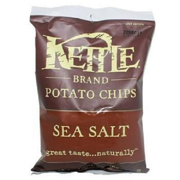 Product Of Kettle Brand, Sea Salt Chips - Lightly Salted, Count 6 (2 oz) - Chips / Grab Varieties & Flavors